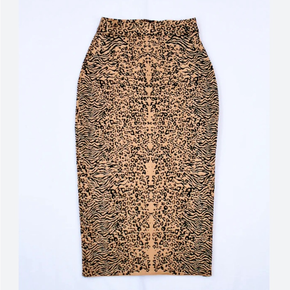 House of CB Animal Print Skirt